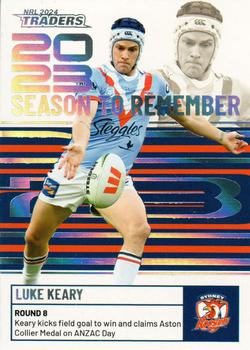 2024 NRL Traders Titanium - 2023 Season To Remember #SR44 Luke Keary Front